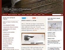 Tablet Screenshot of dev.aidslawpa.org
